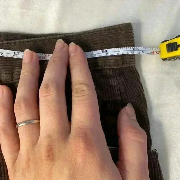 Timberland Women’s Corduroy Straight Leg Pants Brown Size 18 (US 10) - Picture 12 of 13